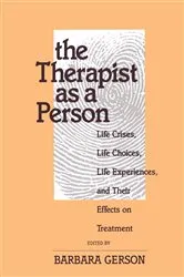 Book cover of The Therapist as a Person by Barbara Gerson