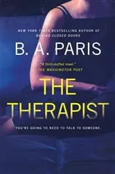 Book cover of The Therapist by B.A. Paris