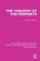 Book cover of The Thought of the Prophets by Israel I. Mattuck