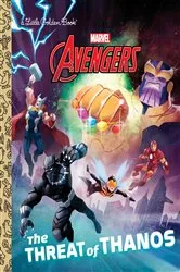 Book cover of The Threat of Thanos (Marvel Avengers) by Arie Kaplan