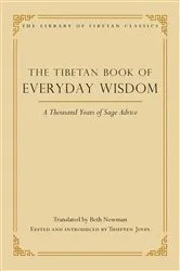 Book cover of The Tibetan Book of Everyday Wisdom by Jinpa Thupten