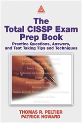 Book cover of The Total CISSP Exam Prep Book by Thomas R. Peltier