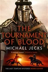 Book cover of The Tournament of Blood by Michael Jecks
