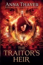 Book cover of The Traitor's Heir by Anna Thayer