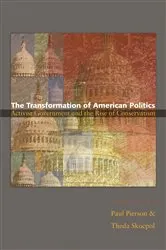 Book cover of The Transformation of American Politics by Paul Pierson