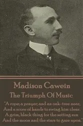 Book cover of The Triumph Of Music by Madison J Cawein