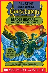 Book cover of The Twisted Tale of Tiki Island (Give Yourself Goosebumps #21) by R. L. Stine