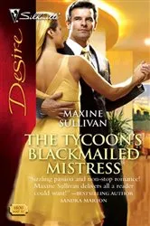 Book cover of The Tycoon's Blackmailed Mistress by Maxine Sullivan