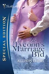 Book cover of The Tycoon's Marriage Bid by Allison Leigh