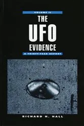 Book cover of The UFO Evidence by Richard H. Hall