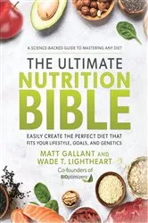 Book cover of The Ultimate Nutrition Bible by Matt Gallant