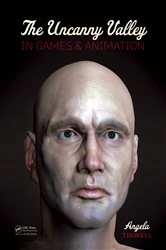 Book cover of The Uncanny Valley in Games and Animation by Angela Tinwell