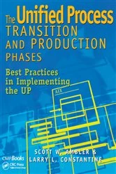 Book cover of The Unified Process Transition and Production Phases by Scott W. Ambler