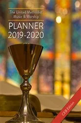 Book cover of The United Methodist Music & Worship Planner 2019-2020 CEB Edition by Mary Scifres