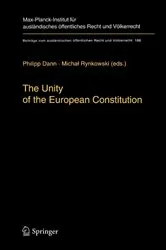 Book cover of The Unity of the European Constitution by Philipp Dann