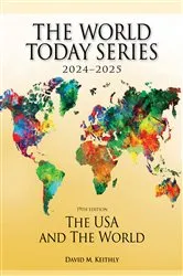 Book cover of The USA and The World 2024–2025 (19th ed.) by David M. Keithly