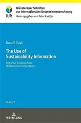 Book cover of The Use of Sustainability Information by Peter Kajüter