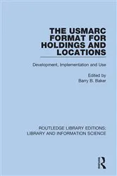 Book cover of The USMARC Format for Holdings and Locations by Barry B. Baker