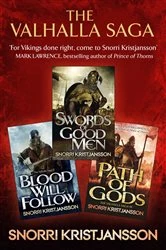 Book cover of The Valhalla Saga by Snorri Kristjansson
