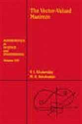 Book cover of The Vector-Valued Maximin by Slukvadze