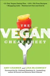 Book cover of The Vegan Cheat Sheet by Amy Cramer
