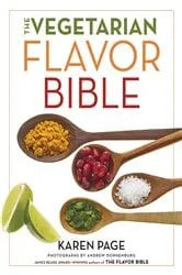 Book cover of The Vegetarian Flavor Bible by Karen Page