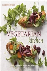 Book cover of The Vegetarian Kitchen by Melissa Bushby