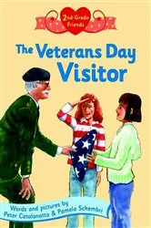 Book cover of The Veterans Day Visitor by Peter Catalanotto