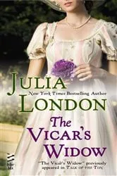 Book cover of The Vicar's Widow by Julia London