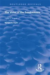 Book cover of The Vidas of The Troubadours by Unknown