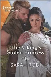 Book cover of The Viking's Stolen Princess by Sarah Rodi