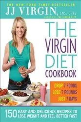 Book cover of The Virgin Diet Cookbook by J.J. Virgin