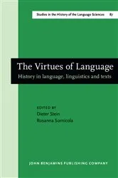 Book cover of The Virtues of Language by Dieter Stein