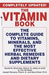 Book cover of The Vitamin Book by Harold M. Silverman