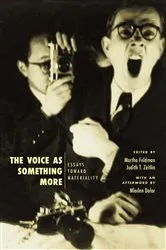 Book cover of The Voice as Something More by Martha Feldman