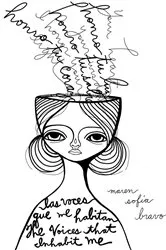 Book cover of the voices that inhabit me / las voces que me habitan by Rogers, Maren , S.