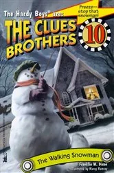 Book cover of The Walking Snowman by Franklin W. Dixon