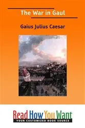 Book cover of The War in Gaul by Unknown