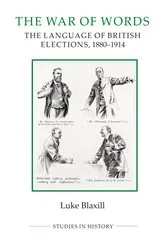 Book cover of The War of Words by Luke Blaxill
