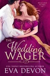 Book cover of The Wedding Wager by Eva Devon