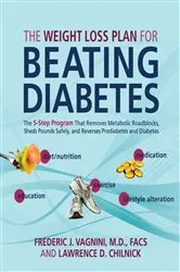 Book cover of The Weight Loss Plan for Beating Diabetes by Frederic Vagnini