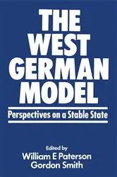 Book cover of The West German Model by William E Paterson