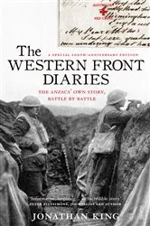 Book cover of The Western Front Diaries by Jonathan King