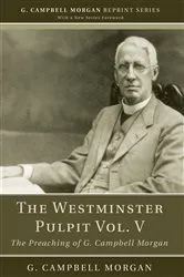Book cover of The Westminster Pulpit vol. V by G. Campbell Morgan