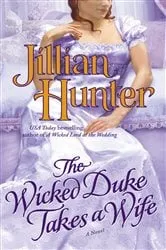 Book cover of The Wicked Duke Takes a Wife by Jillian Hunter