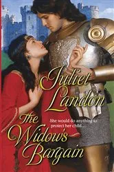 Book cover of The Widow's Bargain by Juliet Landon