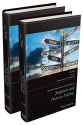 Book cover of The Wiley Blackwell Handbook of Judgment and Decision Making by Gideon Keren