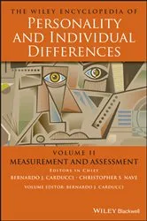 Book cover of The Wiley Encyclopedia of Personality and Individual Differences, Measurement and Assessment by Bernardo J. Carducci