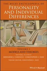 Book cover of The Wiley Encyclopedia of Personality and Individual Differences, Models and Theories by Bernardo J. Carducci