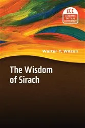 Book cover of The Wisdom of Sirach by Unknown